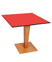 TP22 TP22 Dining Table Square Red Top