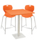 TS24 with Bloom TS24 Bar Table  with Bloom Chairs