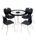 TS20 with Bloom TS20 Dining Table with Bloom Chairs