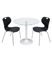 TS11 with Bloom TS11 Dining Table with Bloom Chairs