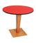 TP22 TP22 Dining Table Round Red Top